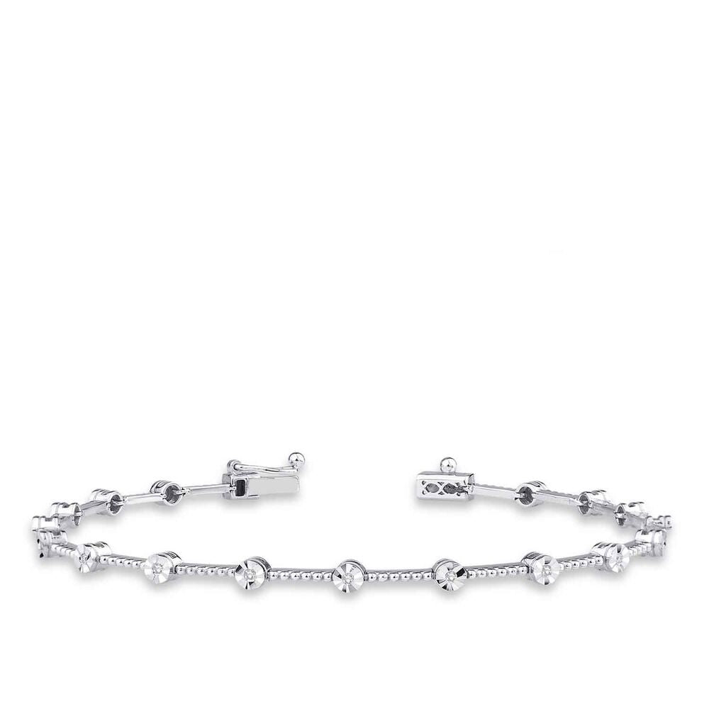 0.10 Carat Diamond Waterway Bracelet