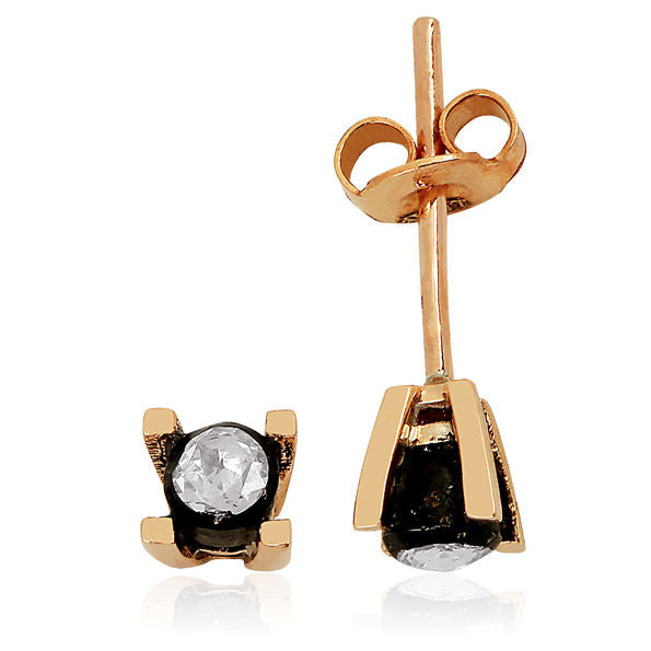 0.66 Carat Diamond Solitaire Earrings