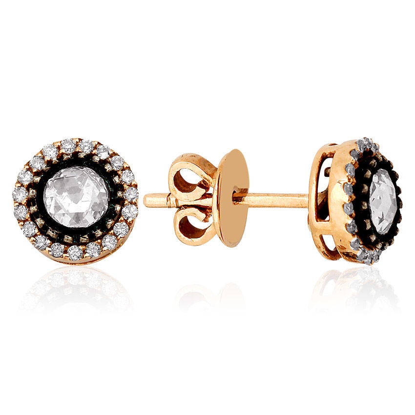 0.59 Carat Diamond Earrings