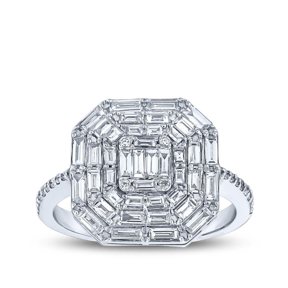 1.01 Karat Diamond Baguette Ring
