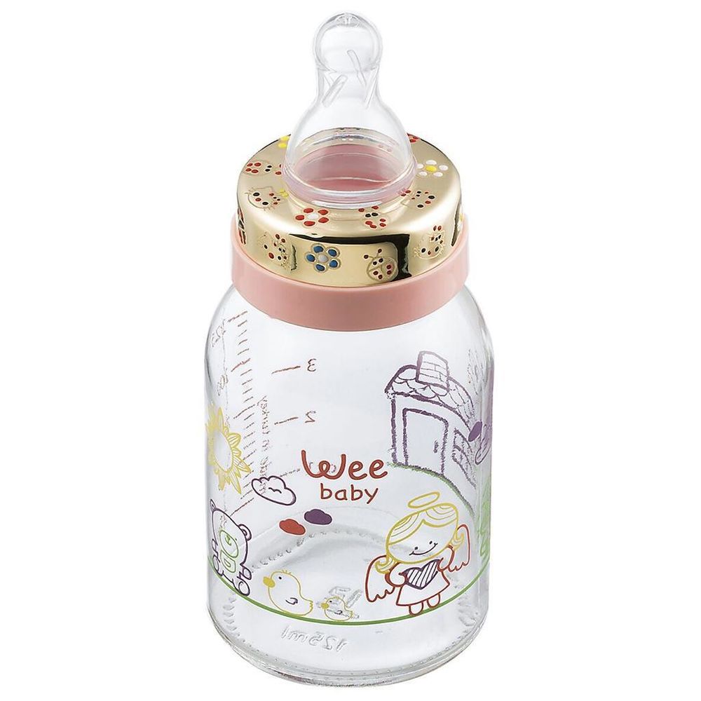 14K Solid Gold Baby Bottle