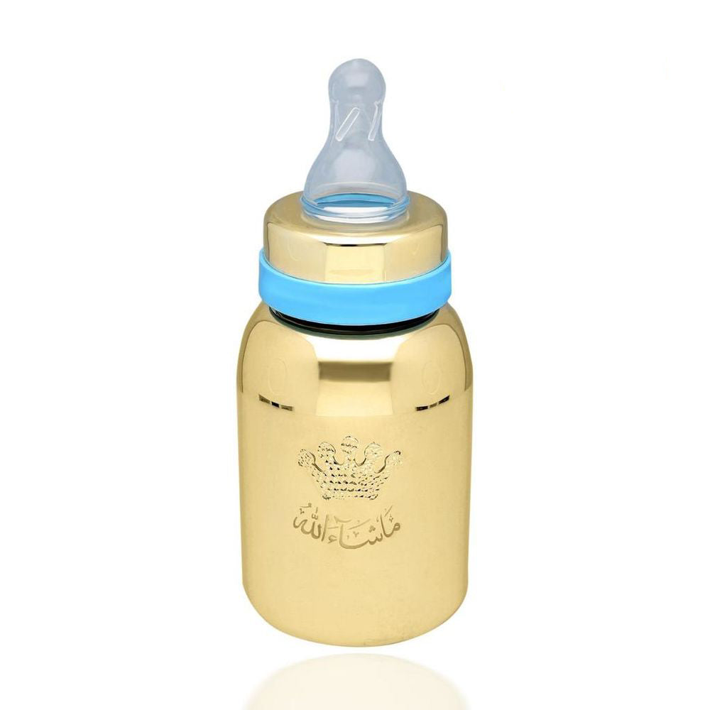 14K Solid Gold Baby Bottle