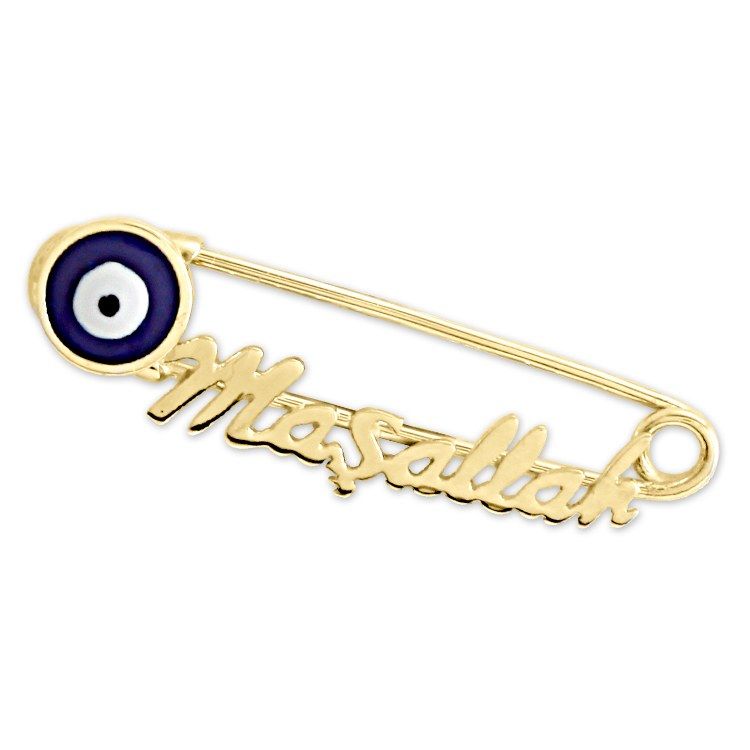 Solid Gold Kids Safety Pin