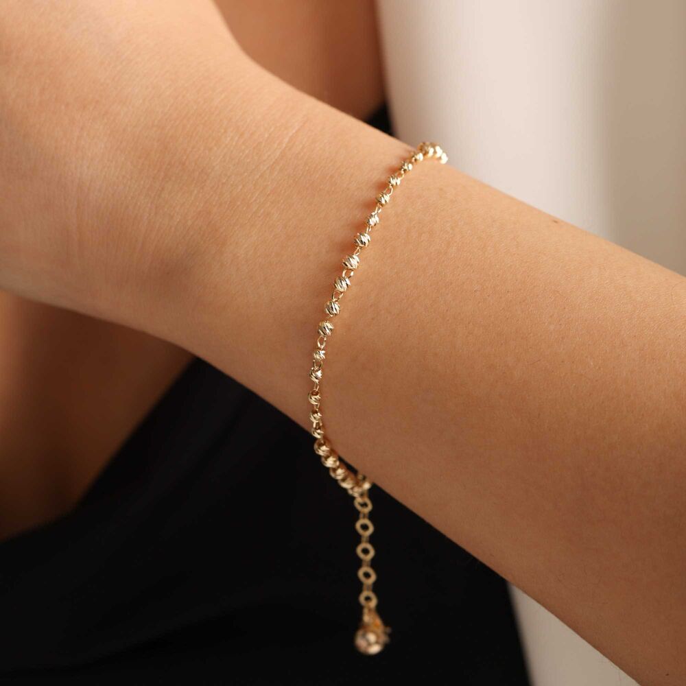 Solid Gold Dorica Bracelet Italy