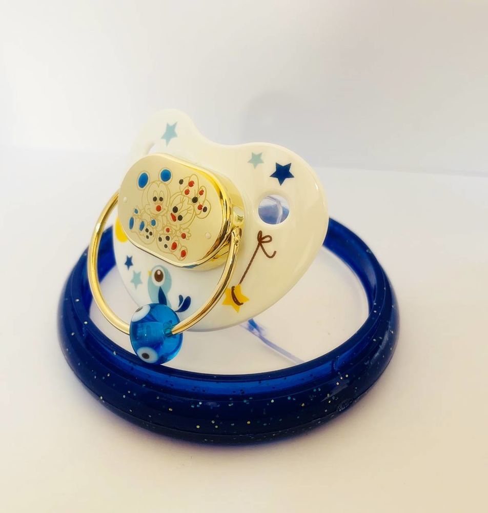 Solid Gold Pacifier Design 14K