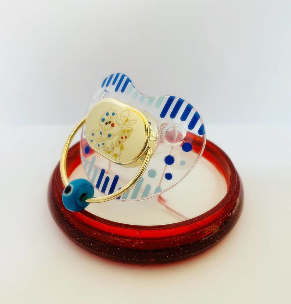 Solid Gold Pacifier Design 14K