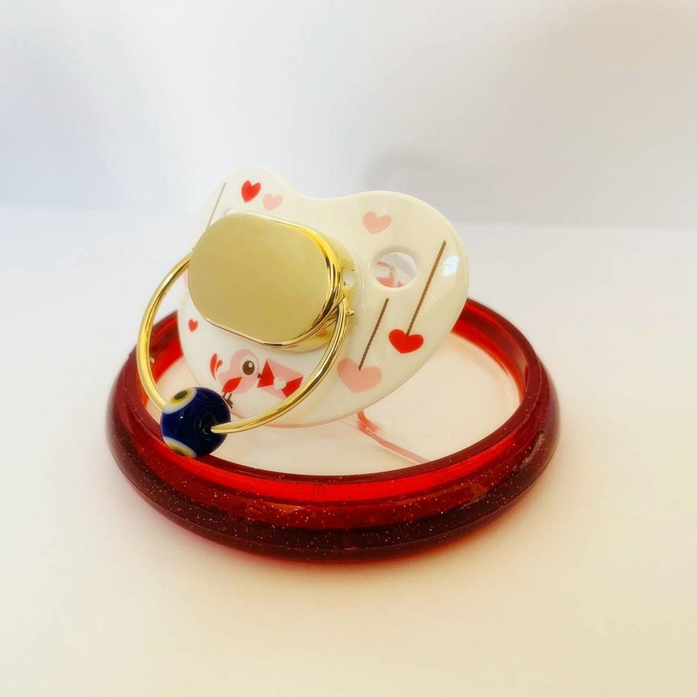 Solid Gold Pacifier Design 14K