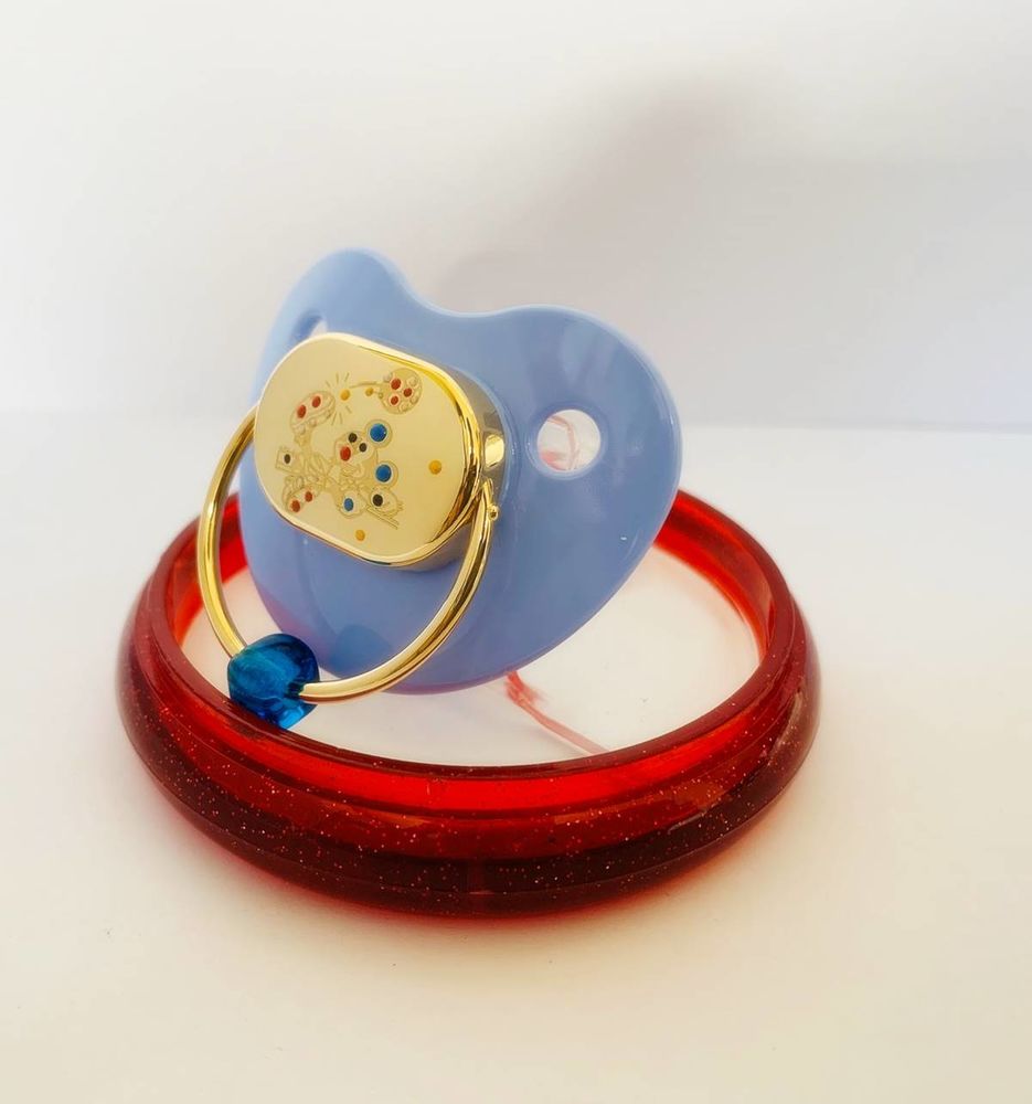 Solid Gold Pacifier Design 14K