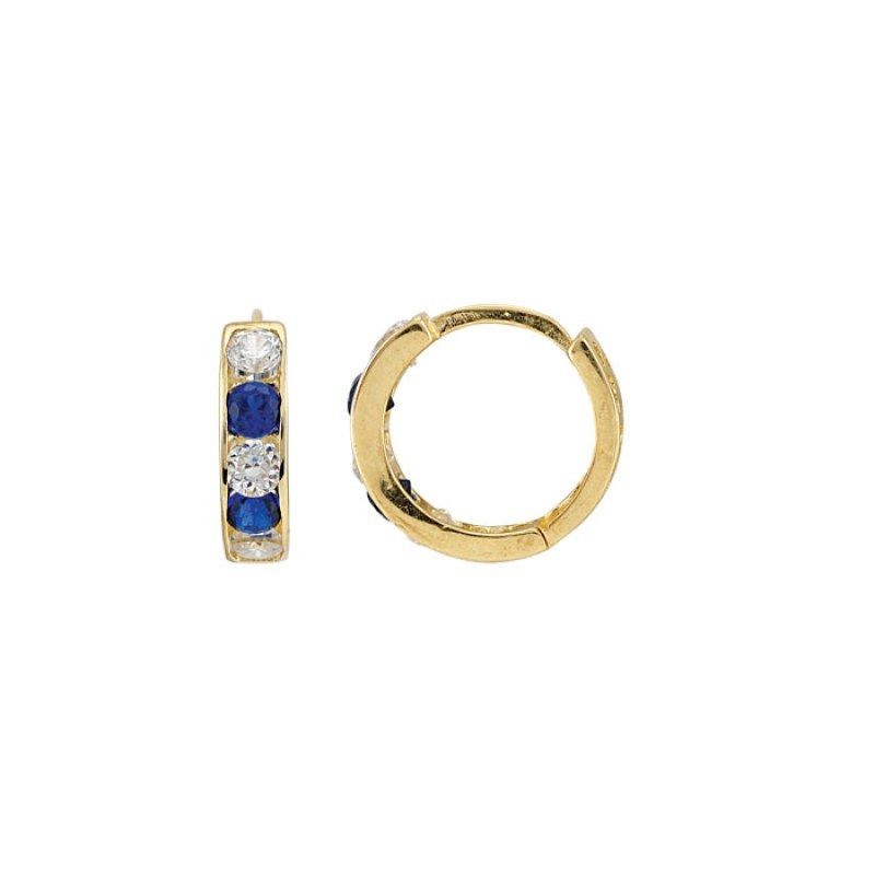 Solid Gold Hoop Earrings