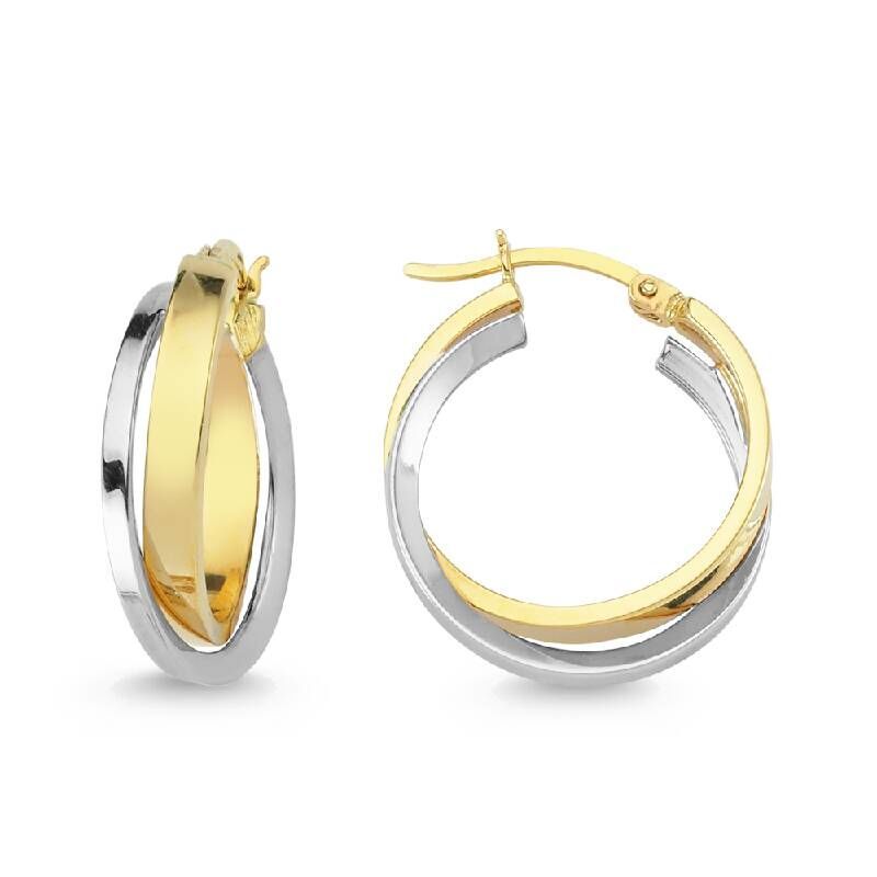 Solid Gold Hoop Earrings