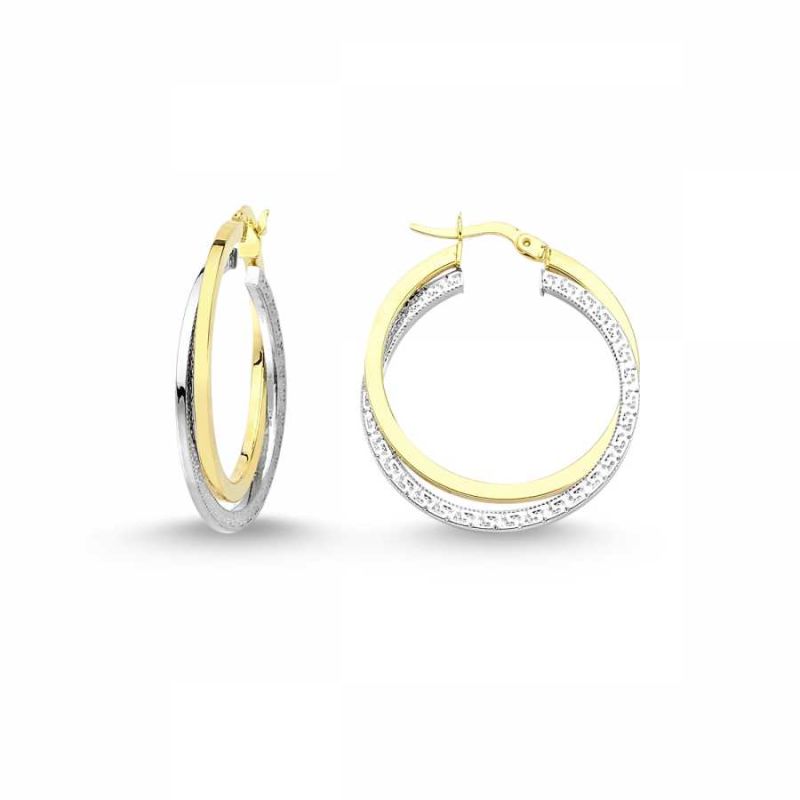 Solid Gold Hoop Earrings