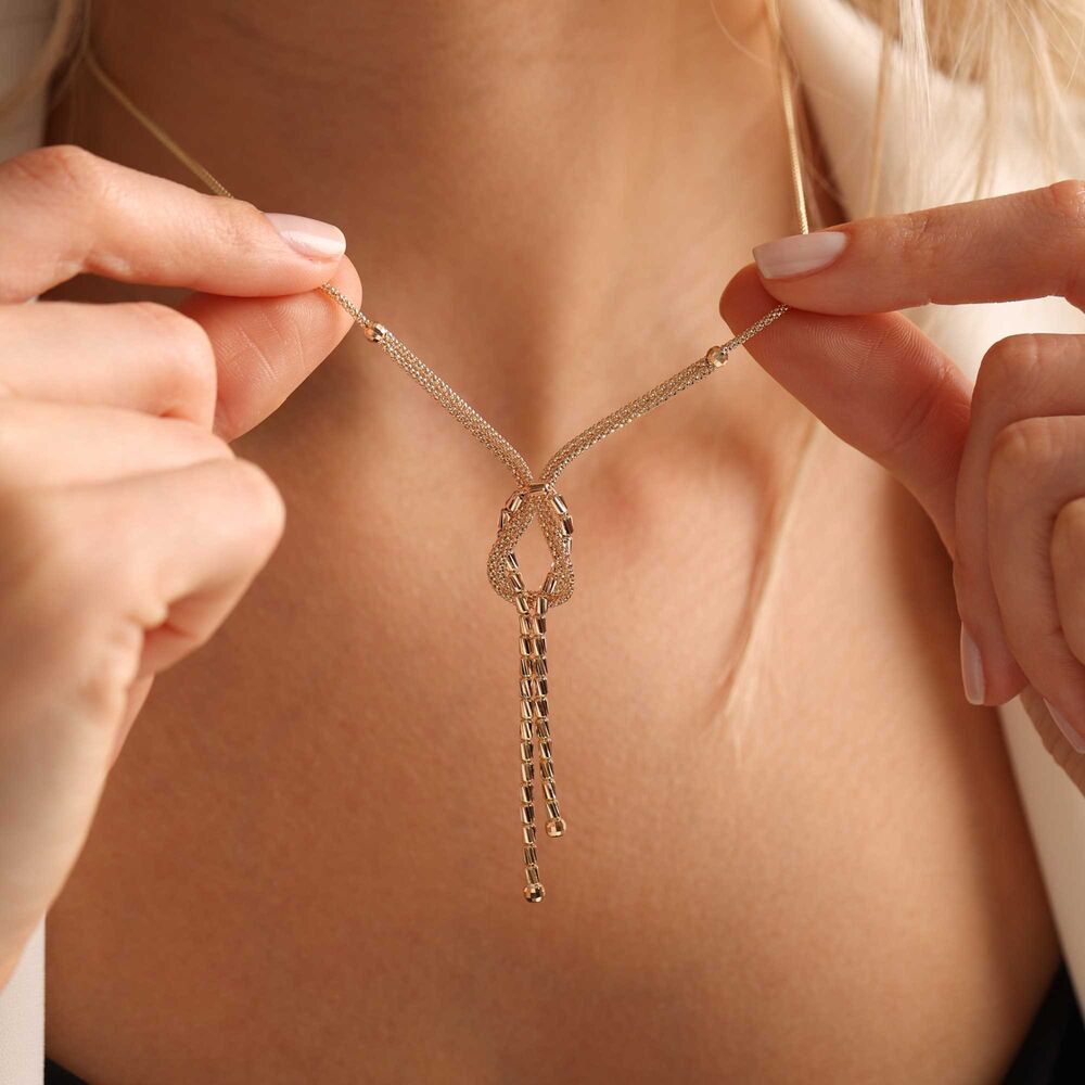 Solid Gold Bird Cage Chain Dorica Form Special Design