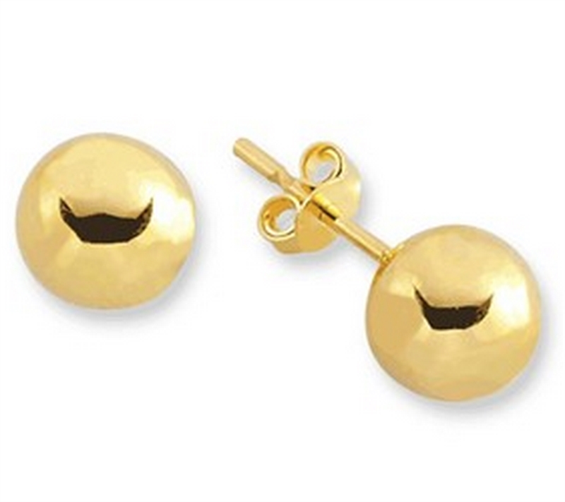 Solid Gold Top Kids Earrings