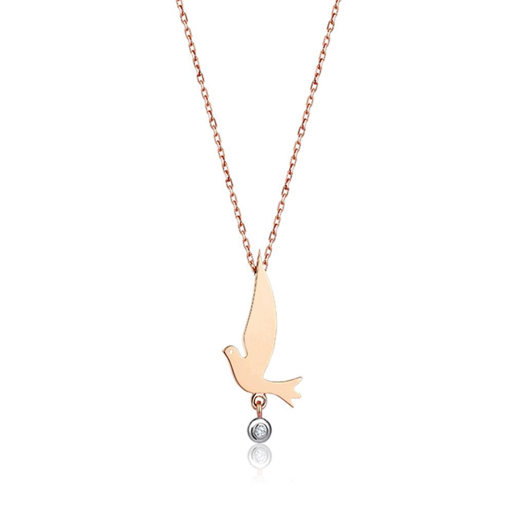 Swallow Diamond Necklace