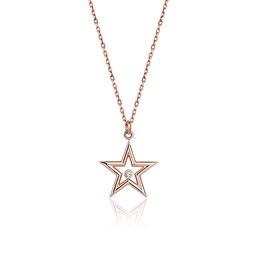 Diamond Star Necklace