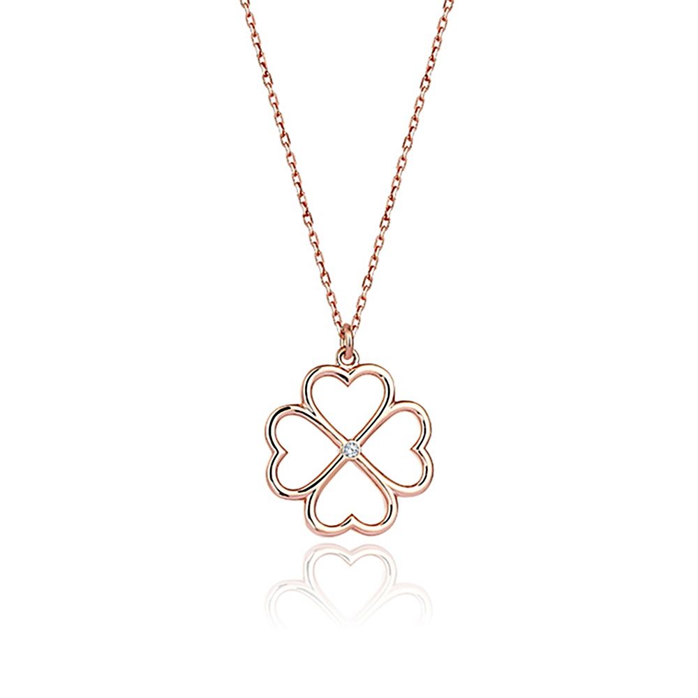Diamond Clover Necklace