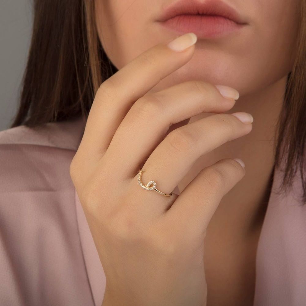 Vav Solid Gold Ring 14K