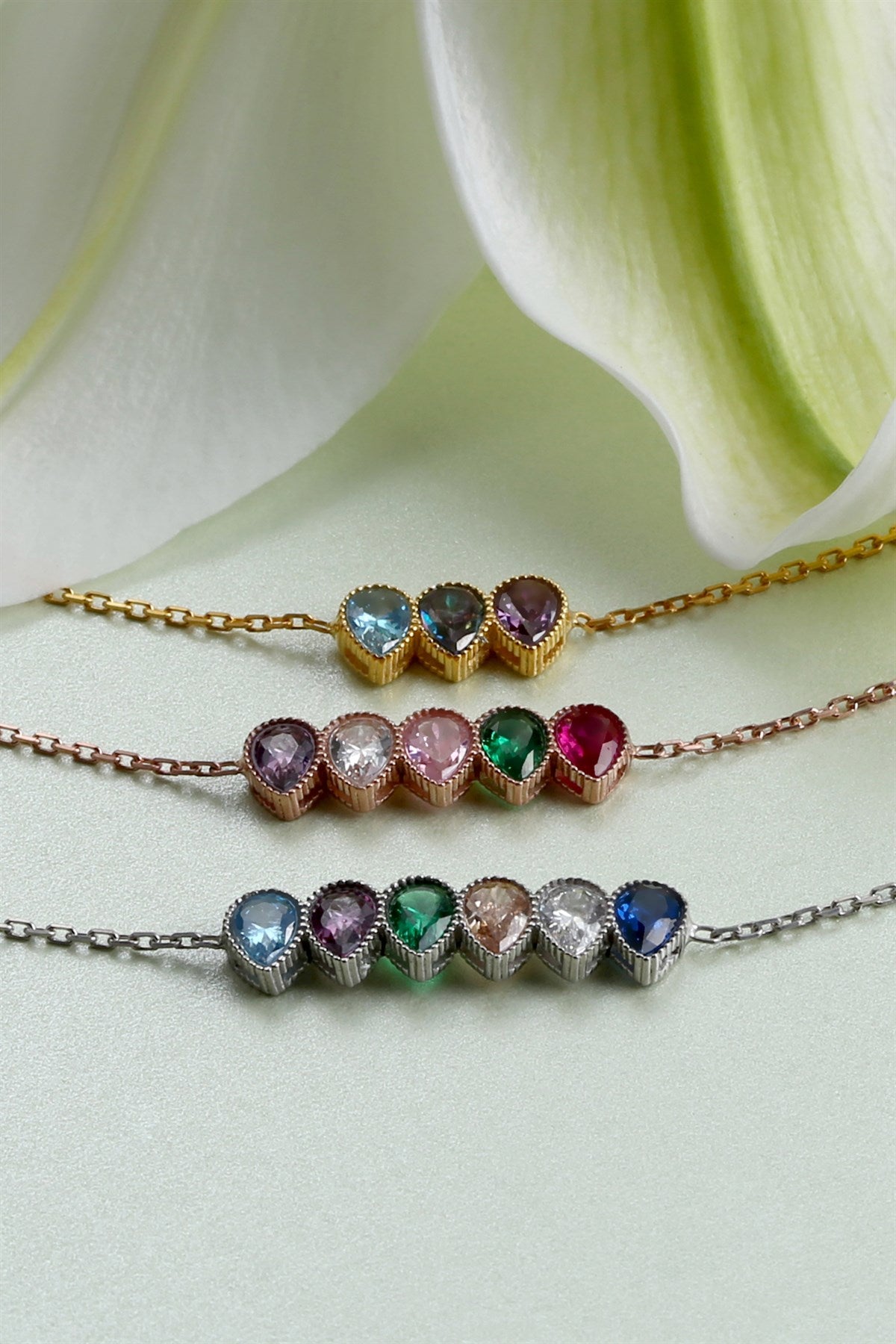 Silver Drop Bracelet