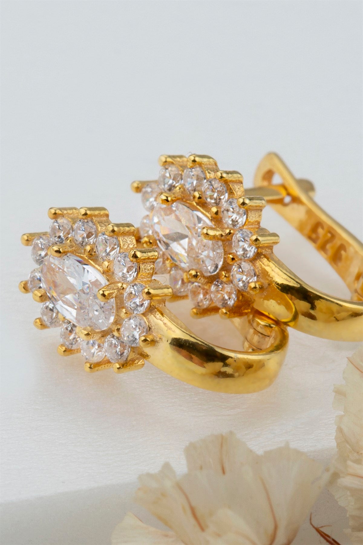 Silver Gemstone Earrings