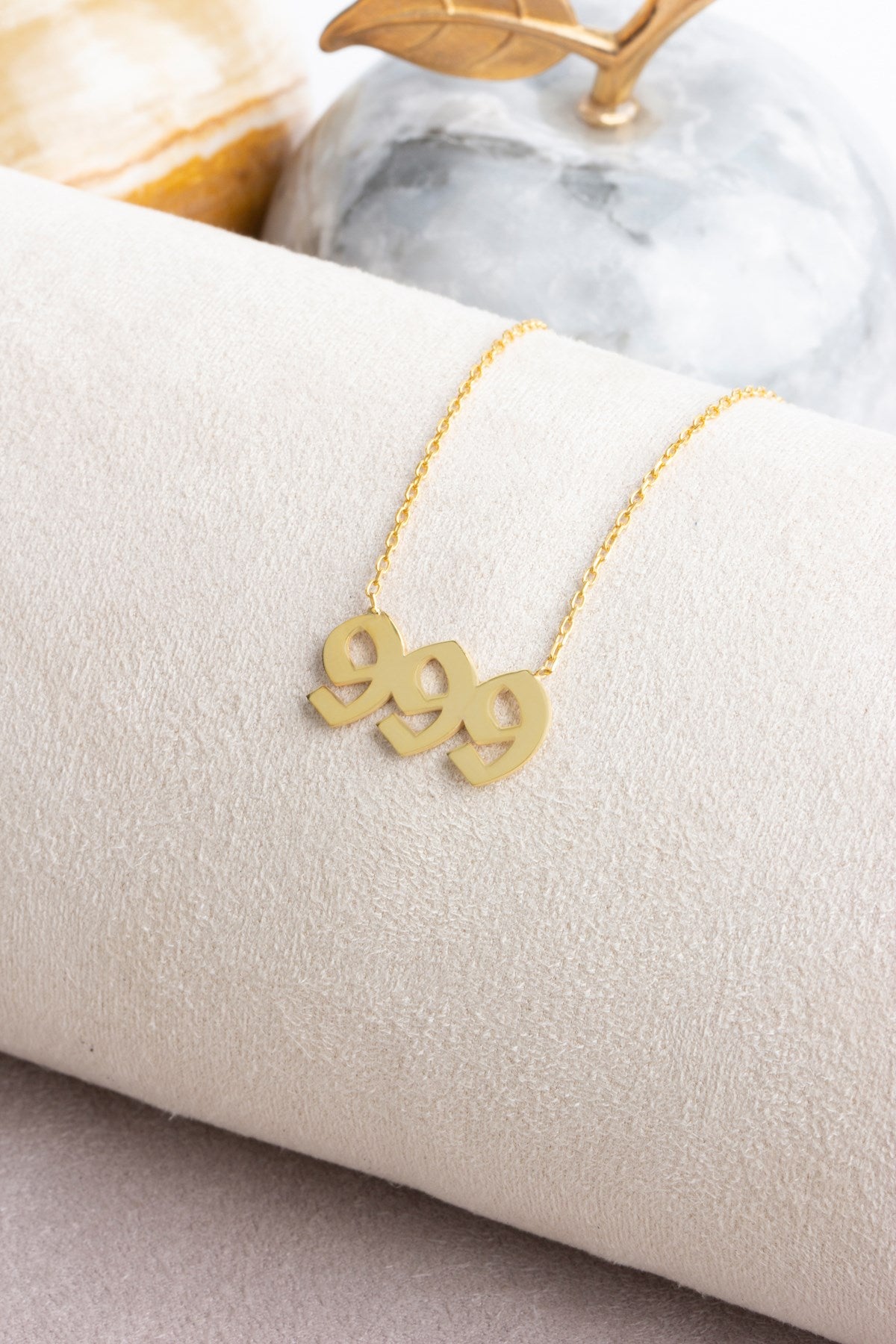 Silver Angel Numbers Necklace