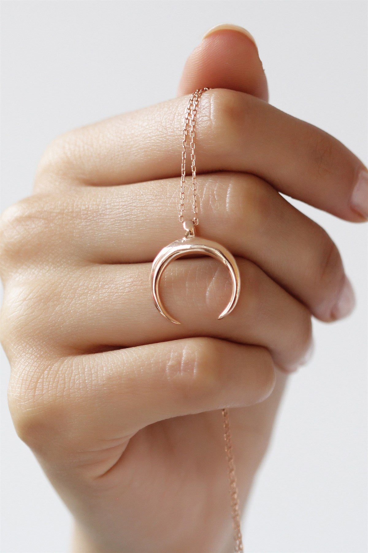 Silver Moon Necklace