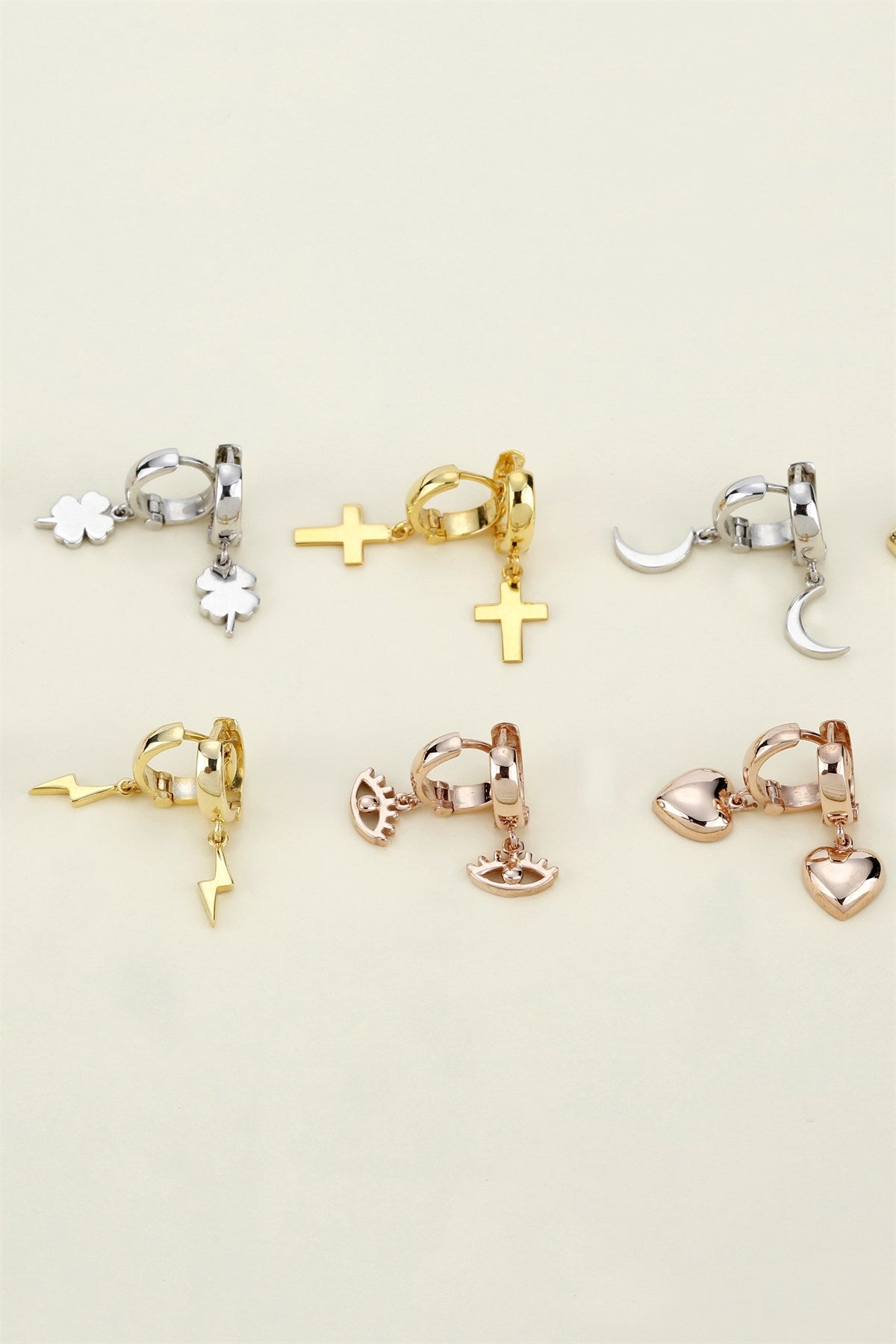 Silver Moon Earrings