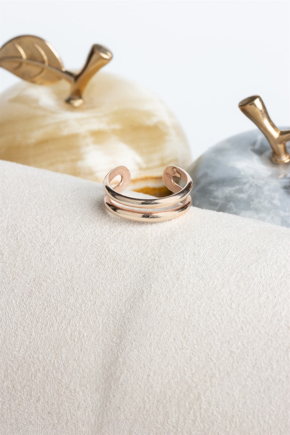 Anillo de diseño ajustable de plata