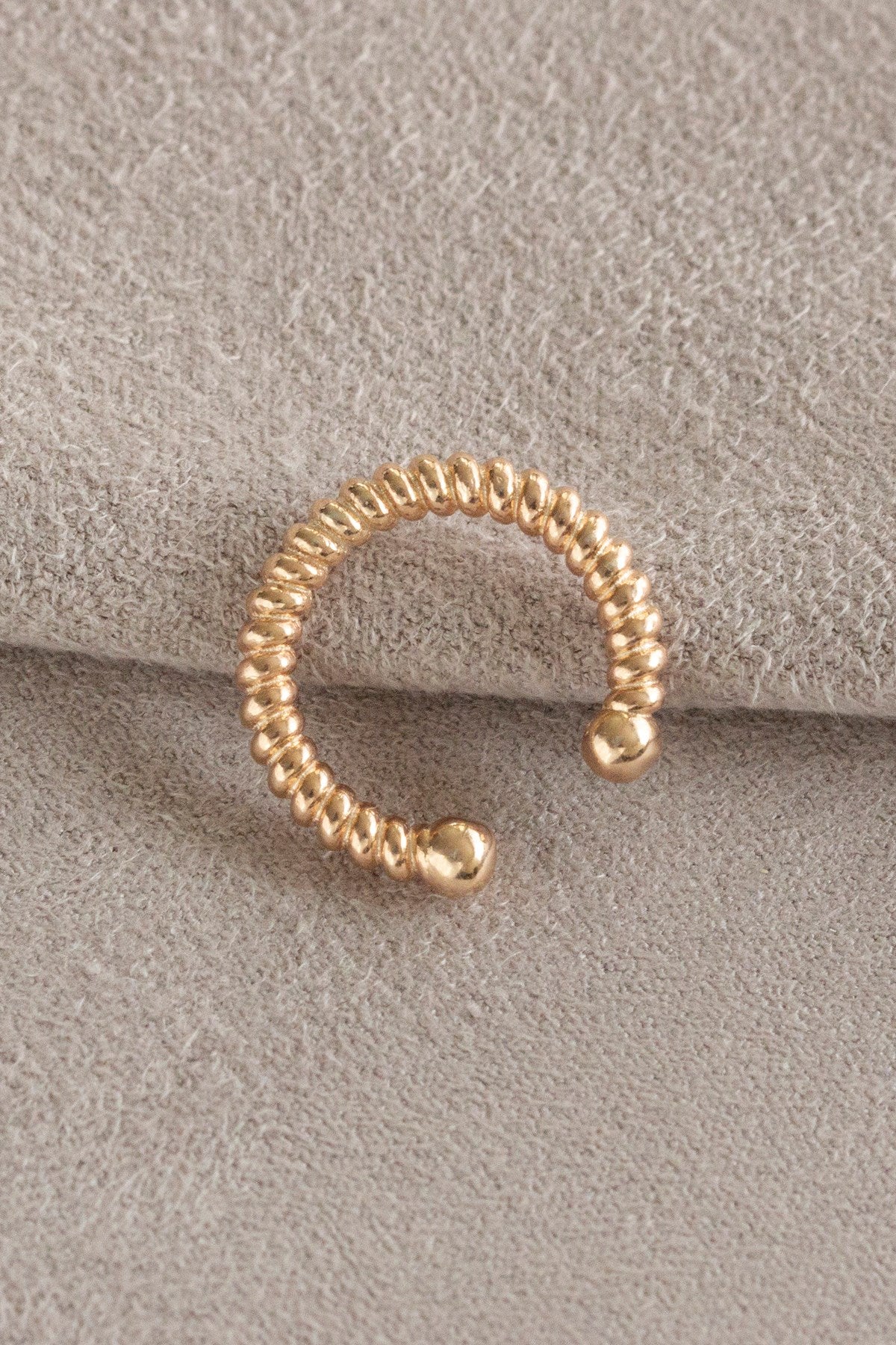 Pendientes de cartílago de barrena de plata