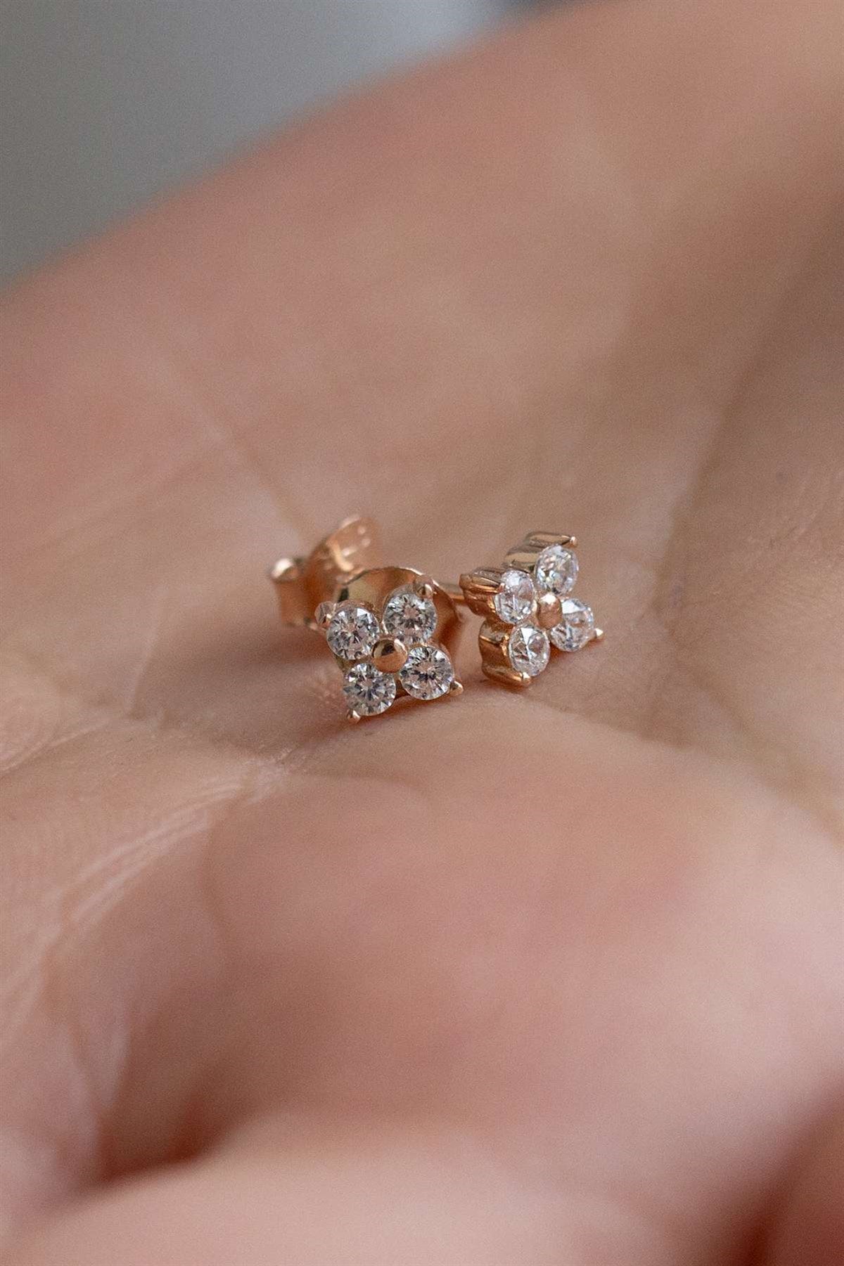 Silver Clover Earrings