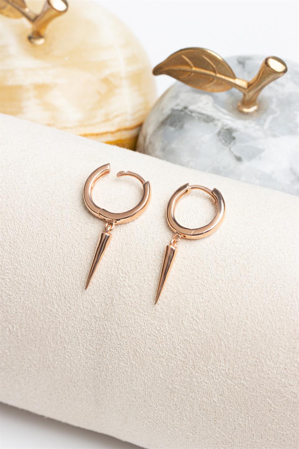 Silver Stick Earrings