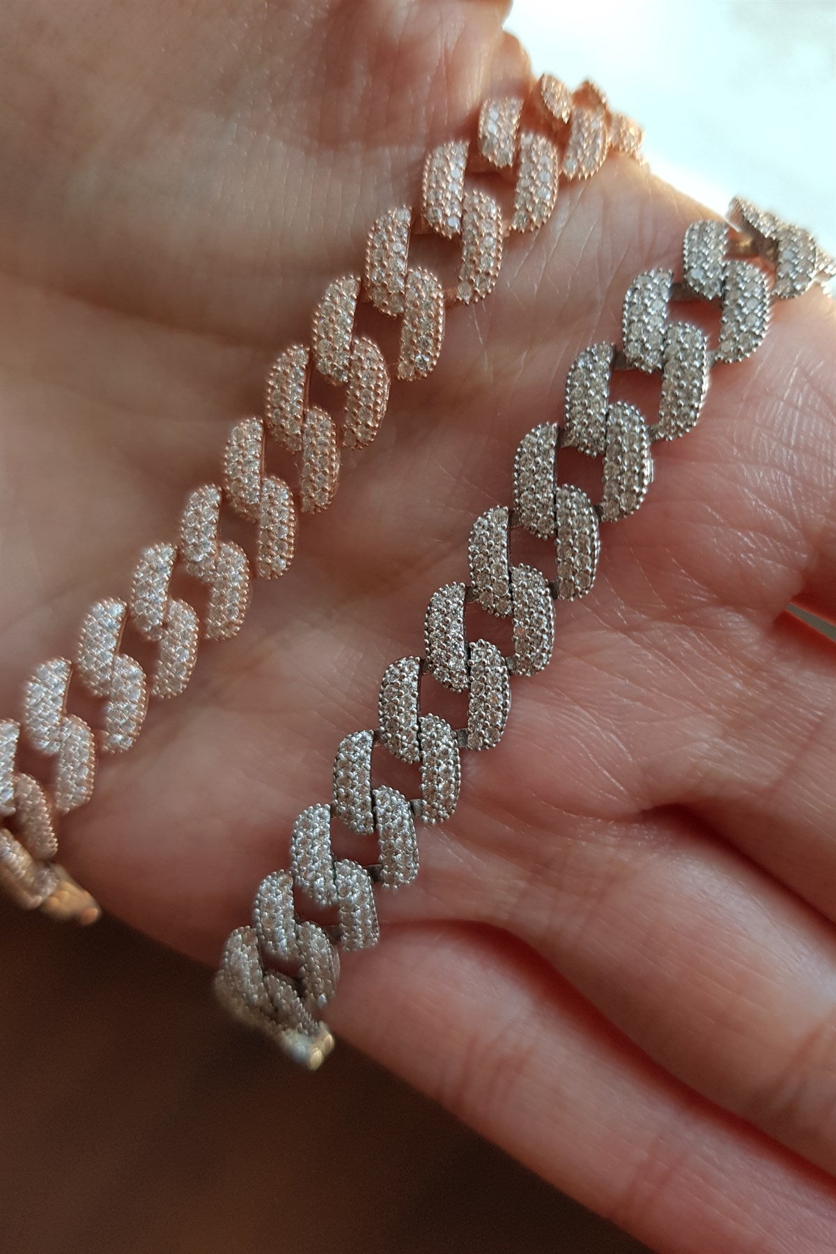 Silver Gourmet Chain Bracelet