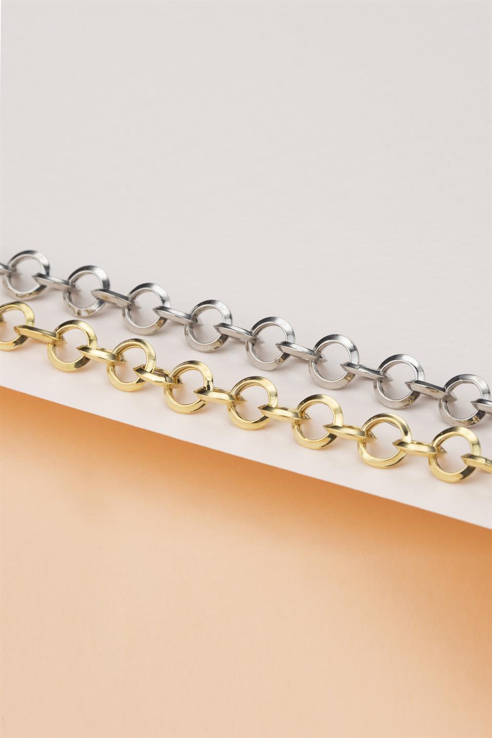 Silver Rolo Chain Bracelet