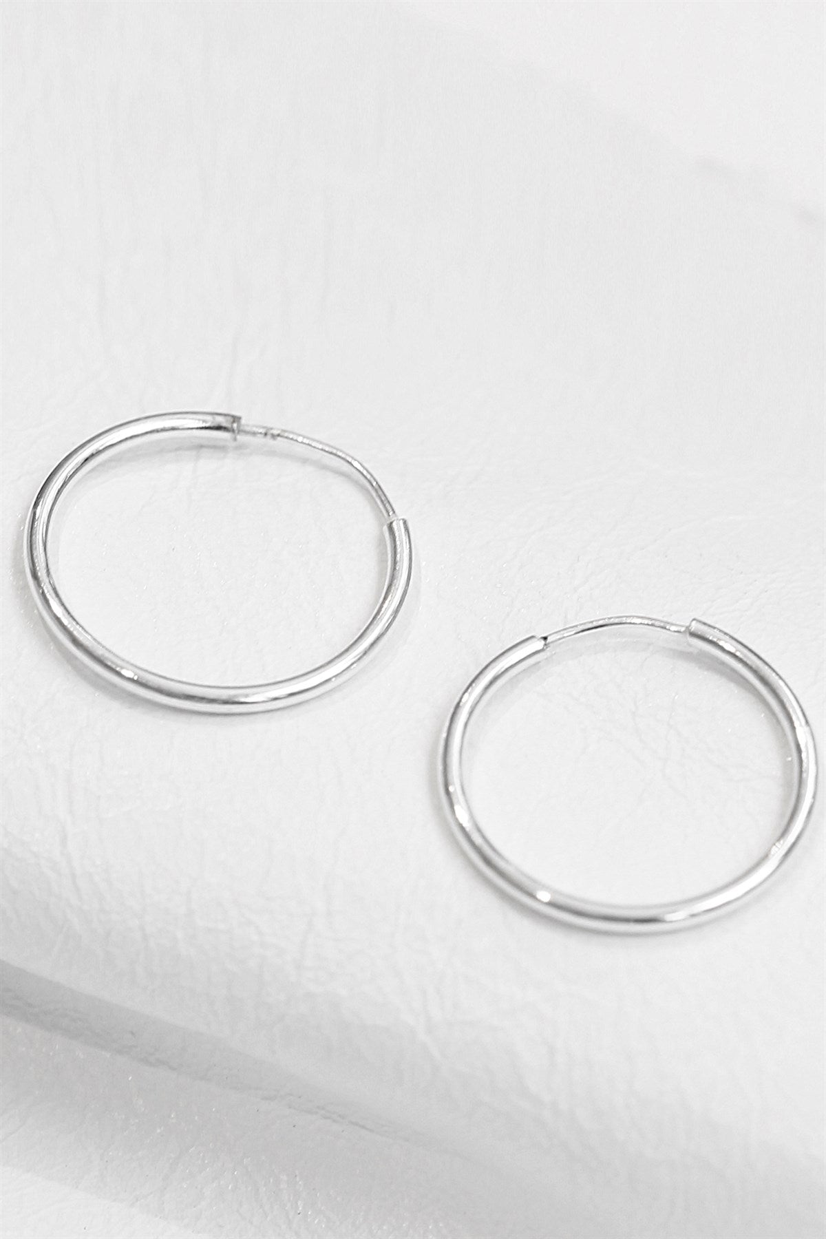 Silver Hoop Earrings