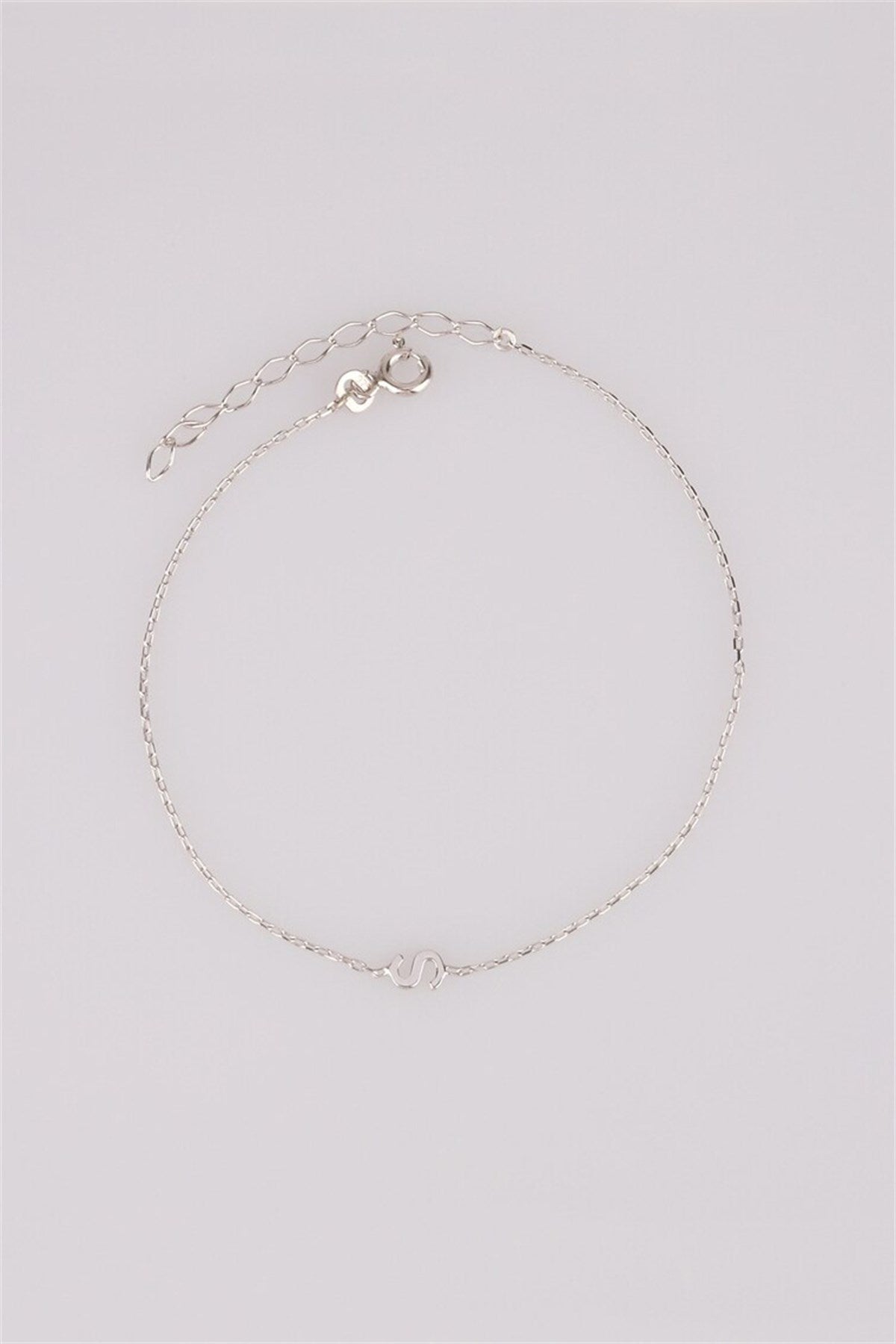 Silver Initial Bracelet
