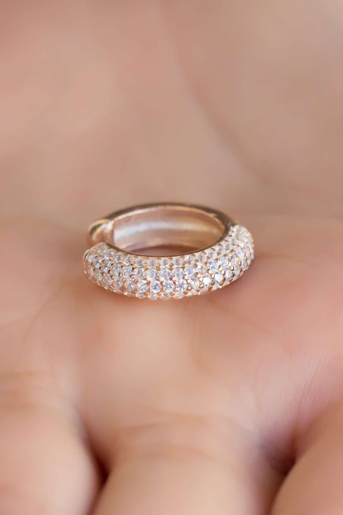 Pendientes de cartílago de plata