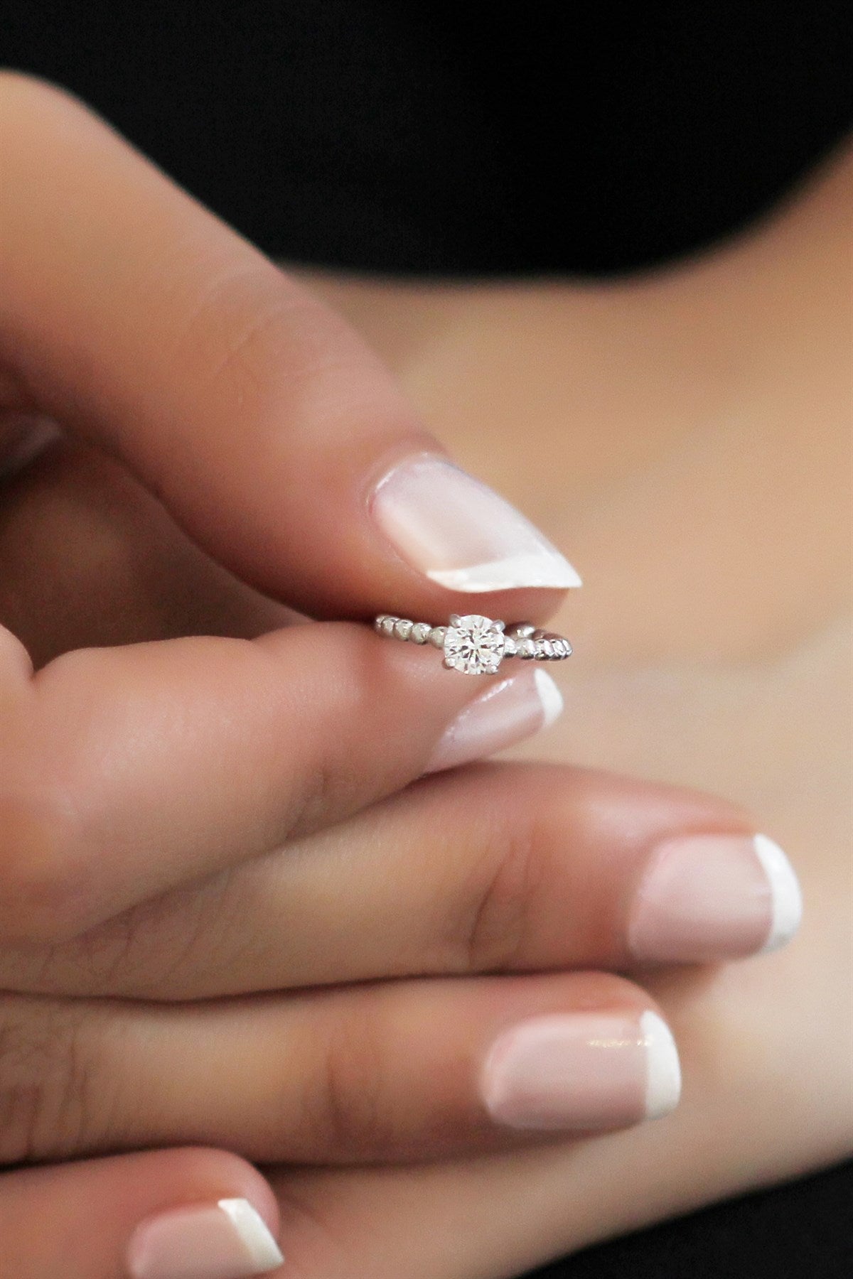 Pendientes Solitario Cartílago Plata