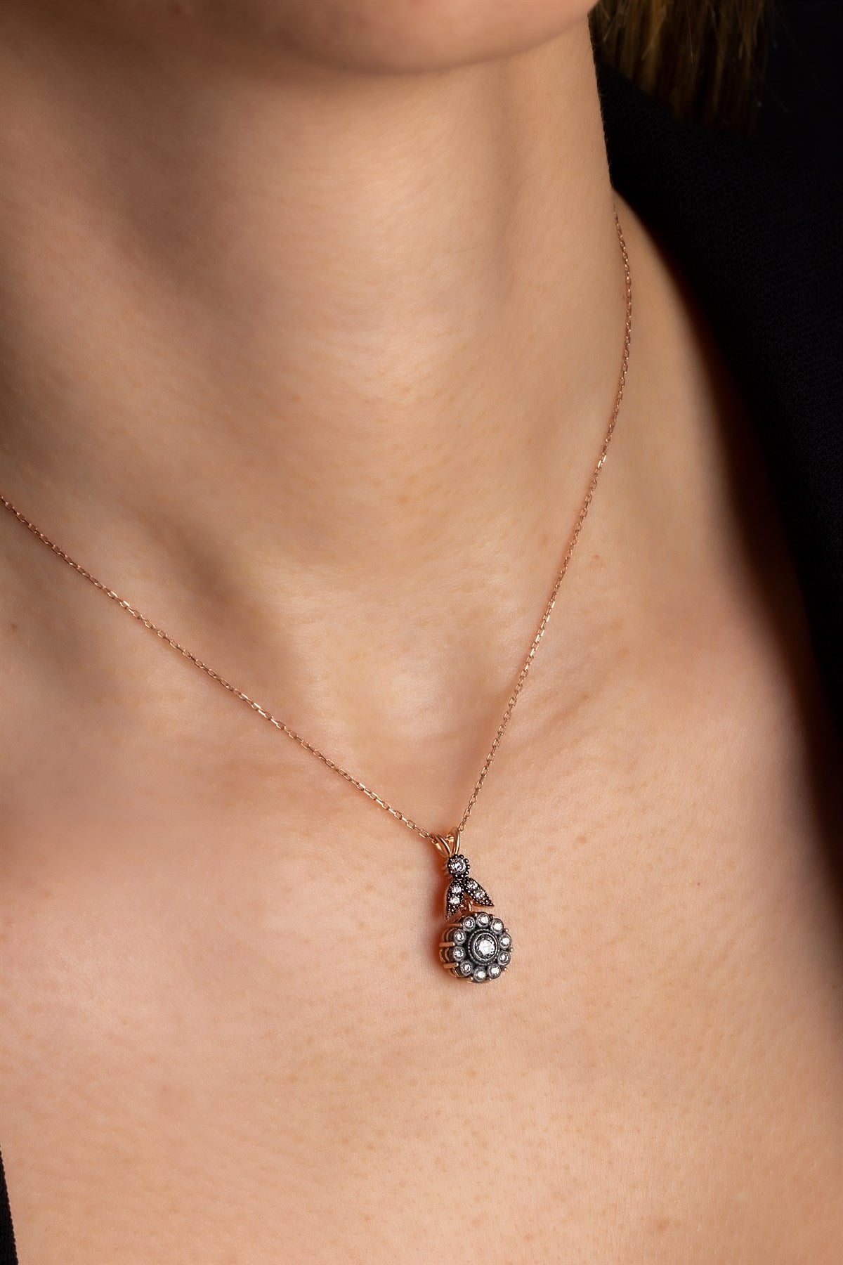 Silver Gemstone Necklace