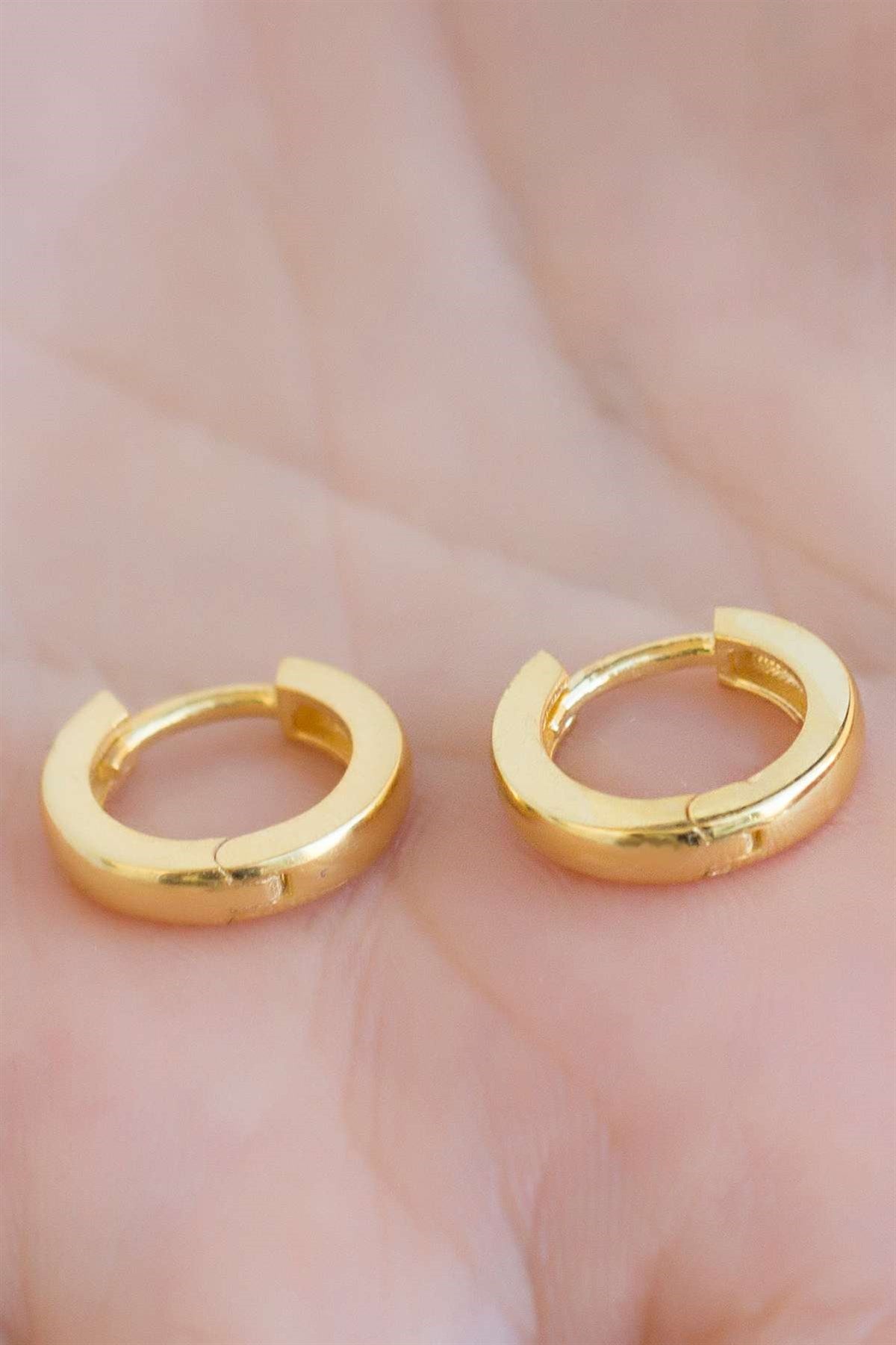 Silver Small Size Hoop Earrings