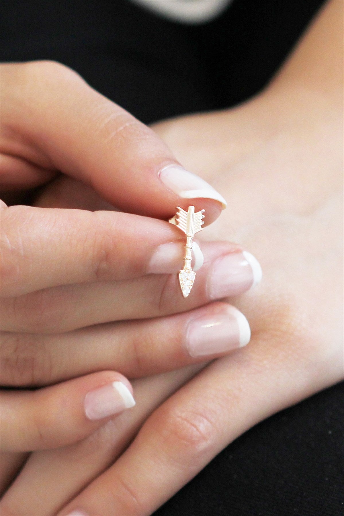 Pendientes Flecha Plata