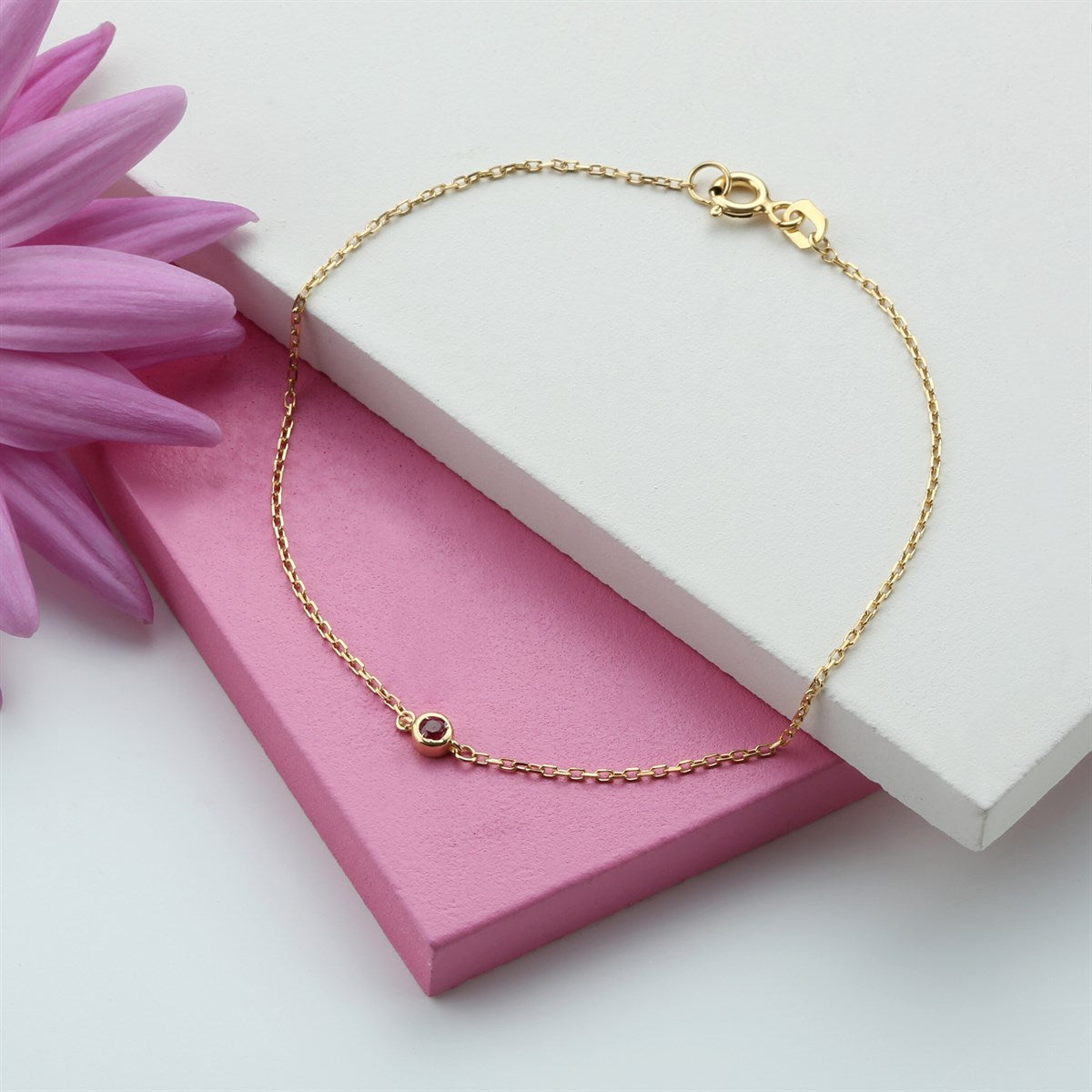 Mini juego de pulsera y collar con piedras preciosas de colores plateados