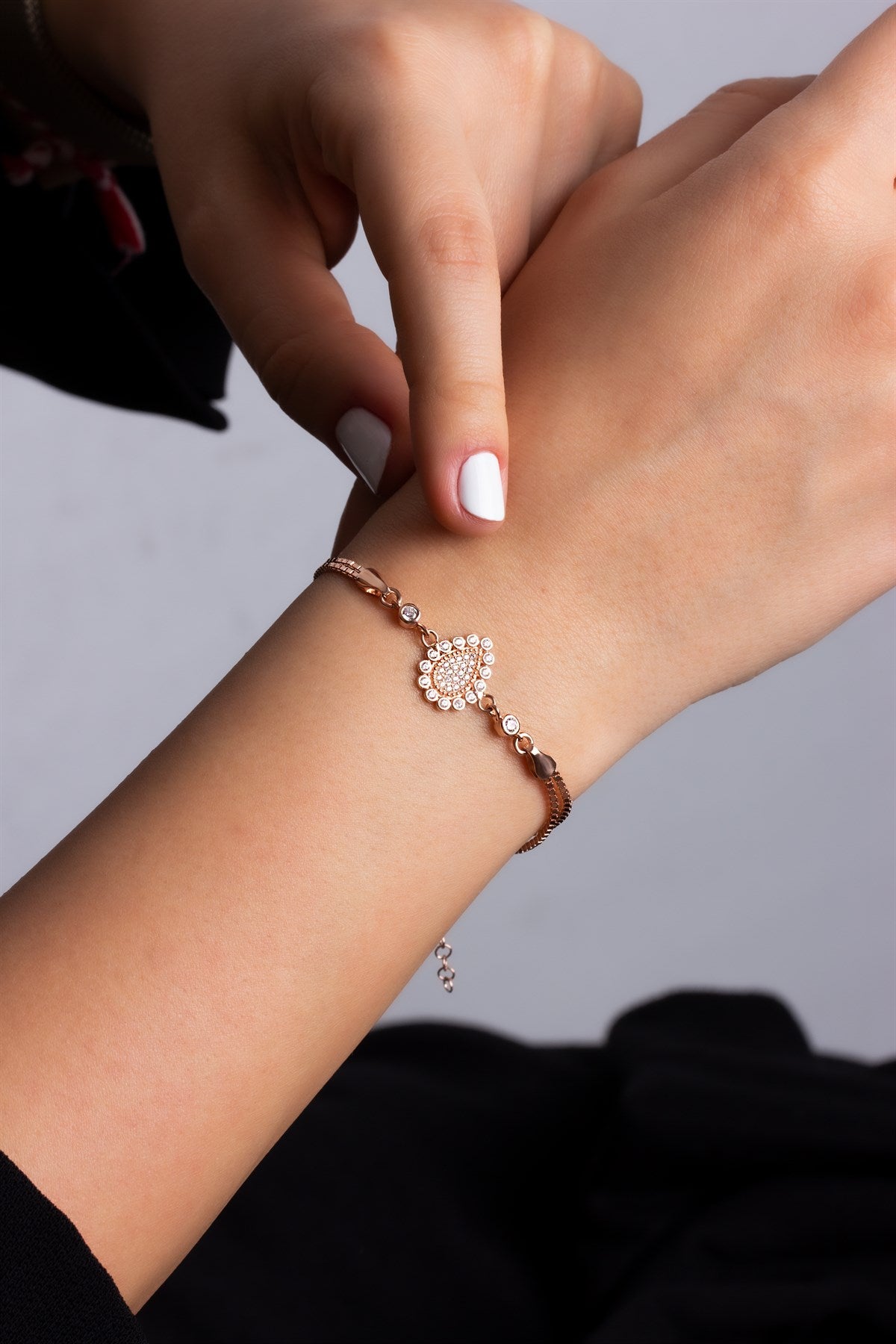 Silver Drop Bracelet