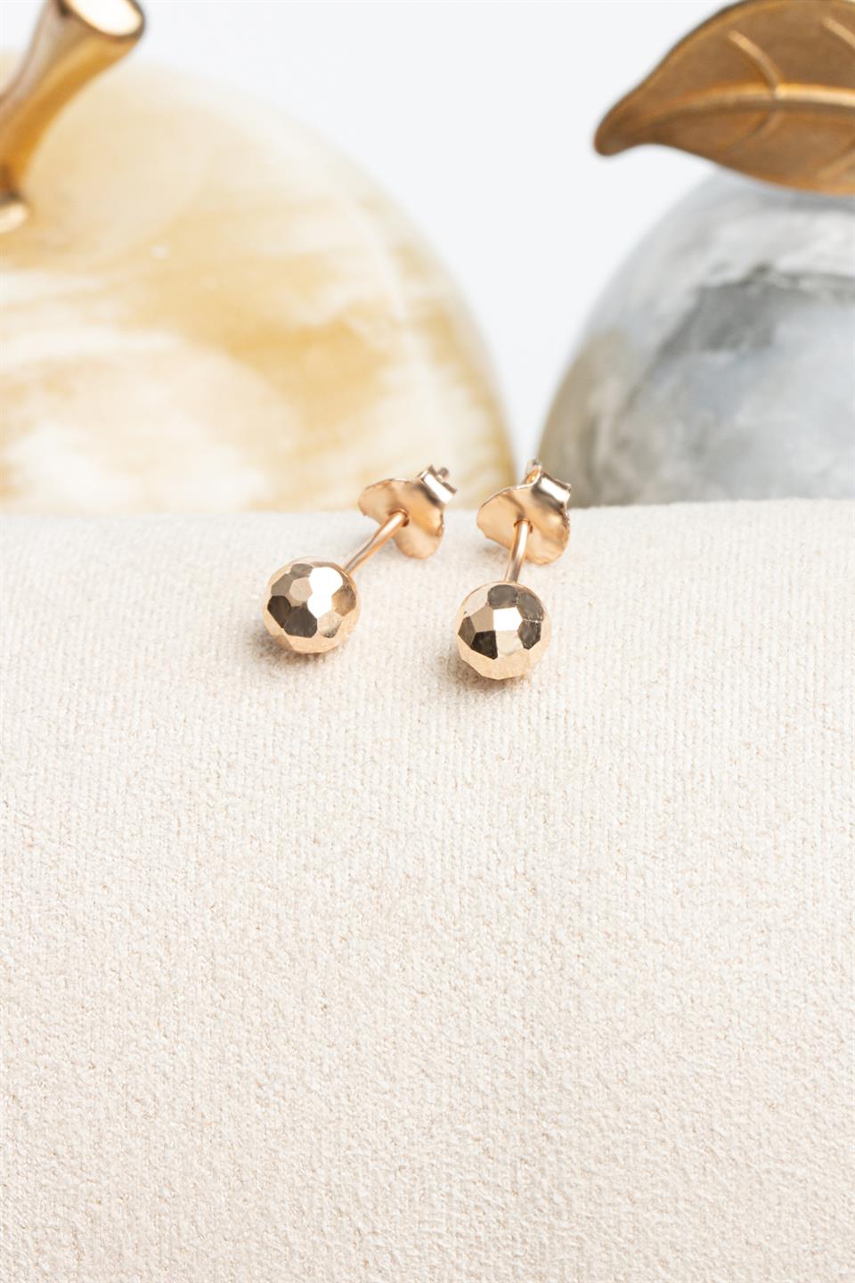 Pendientes Bola Plata