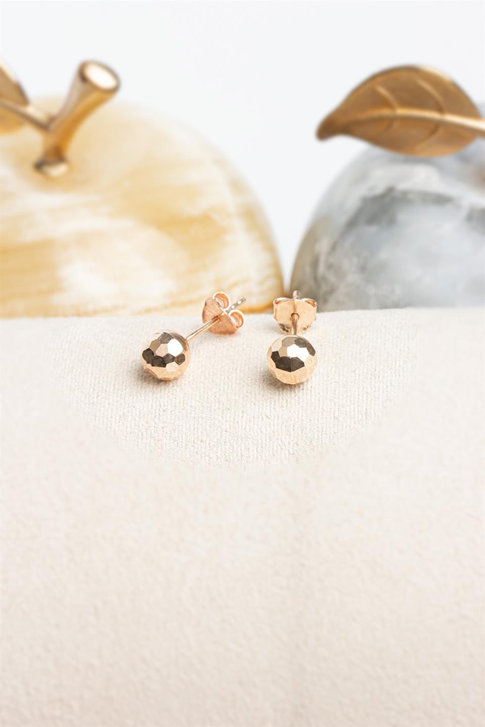 Pendientes Bola Plata