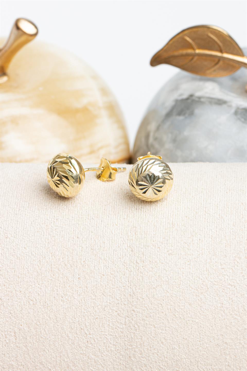 Pendientes Bola Plata