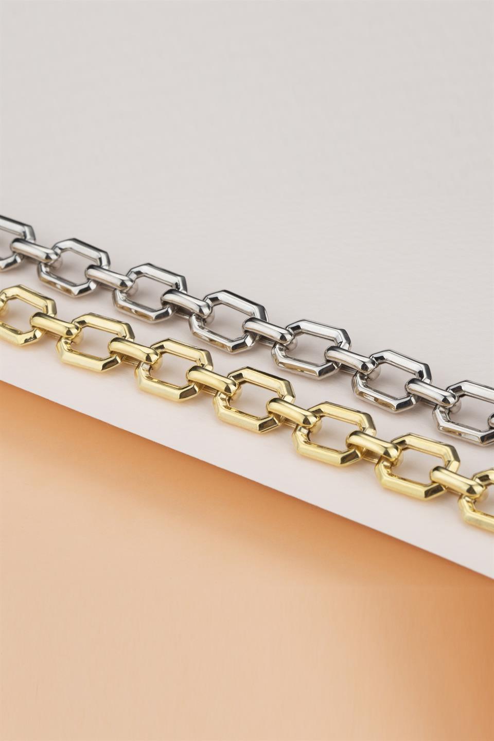 Pulsera de cadena de plata