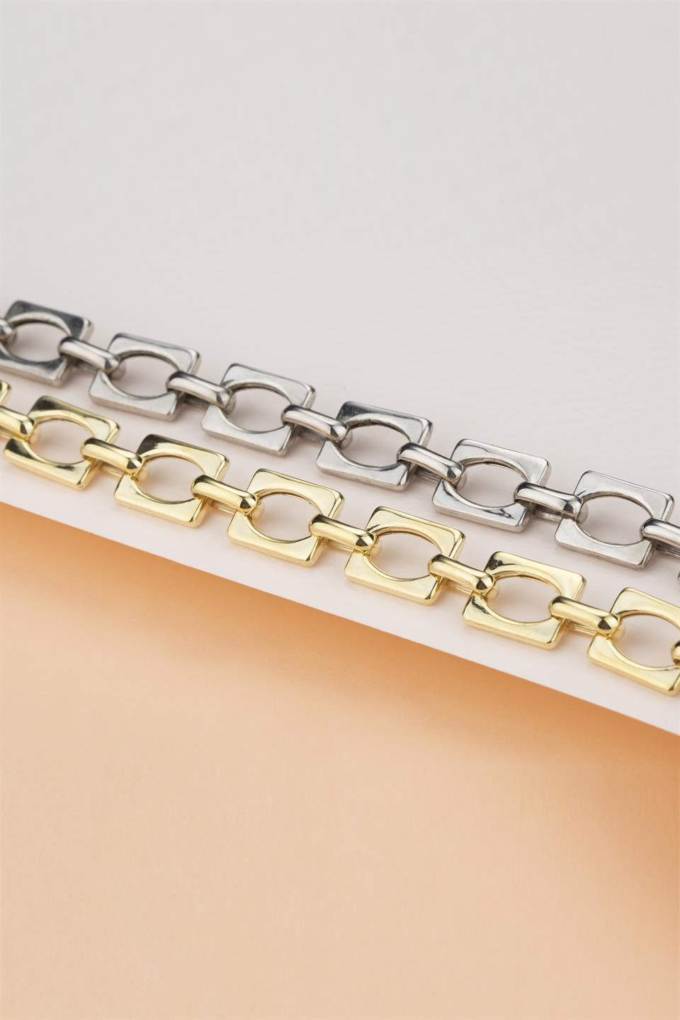 Pulsera de cadena de plata