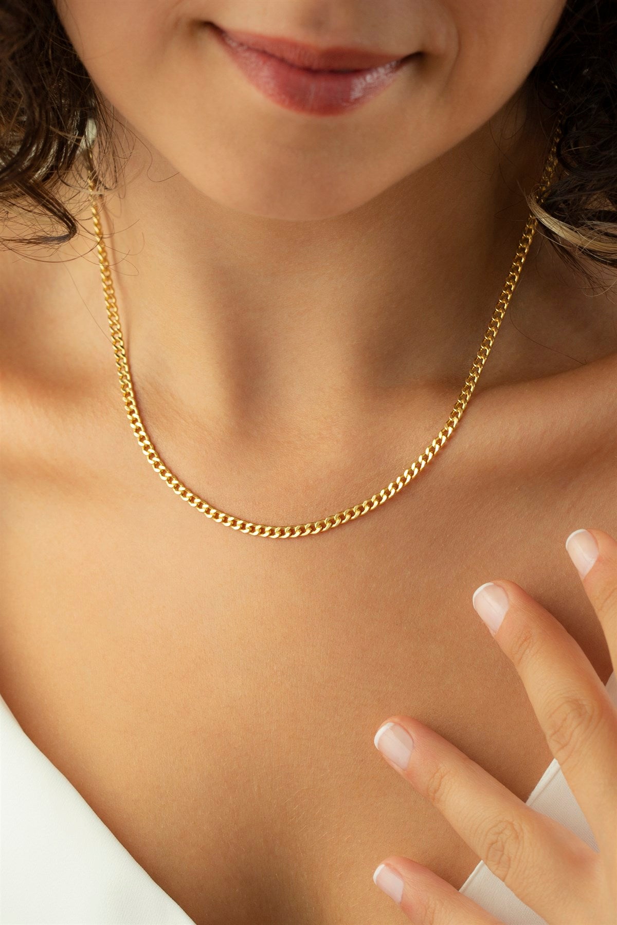 Silver Gourmet Chain Necklace