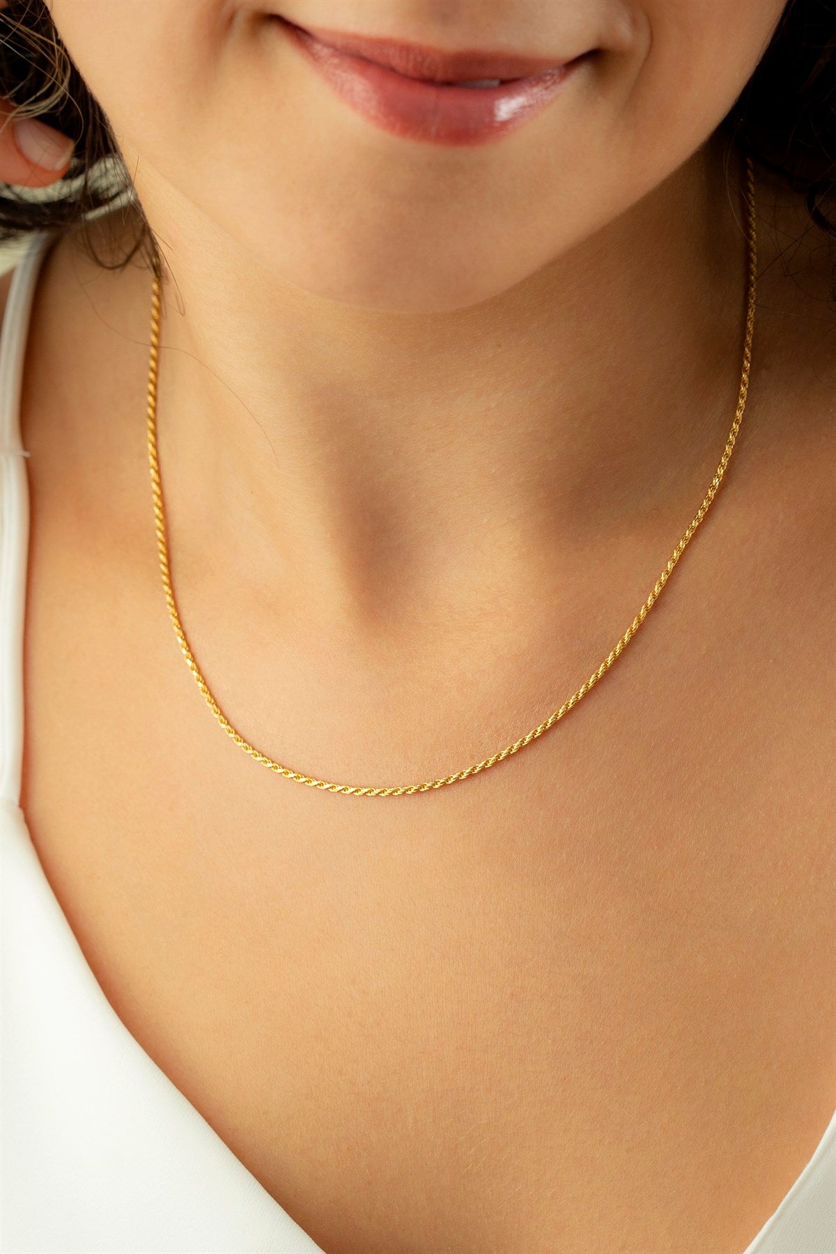 Silver Halat Chain Necklace