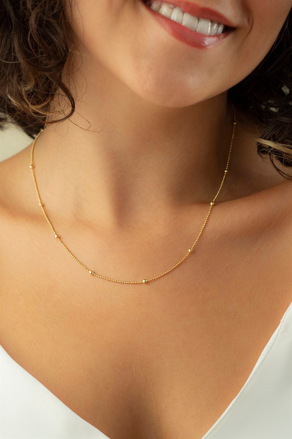 Silver Tırnak Makası Chain Necklace