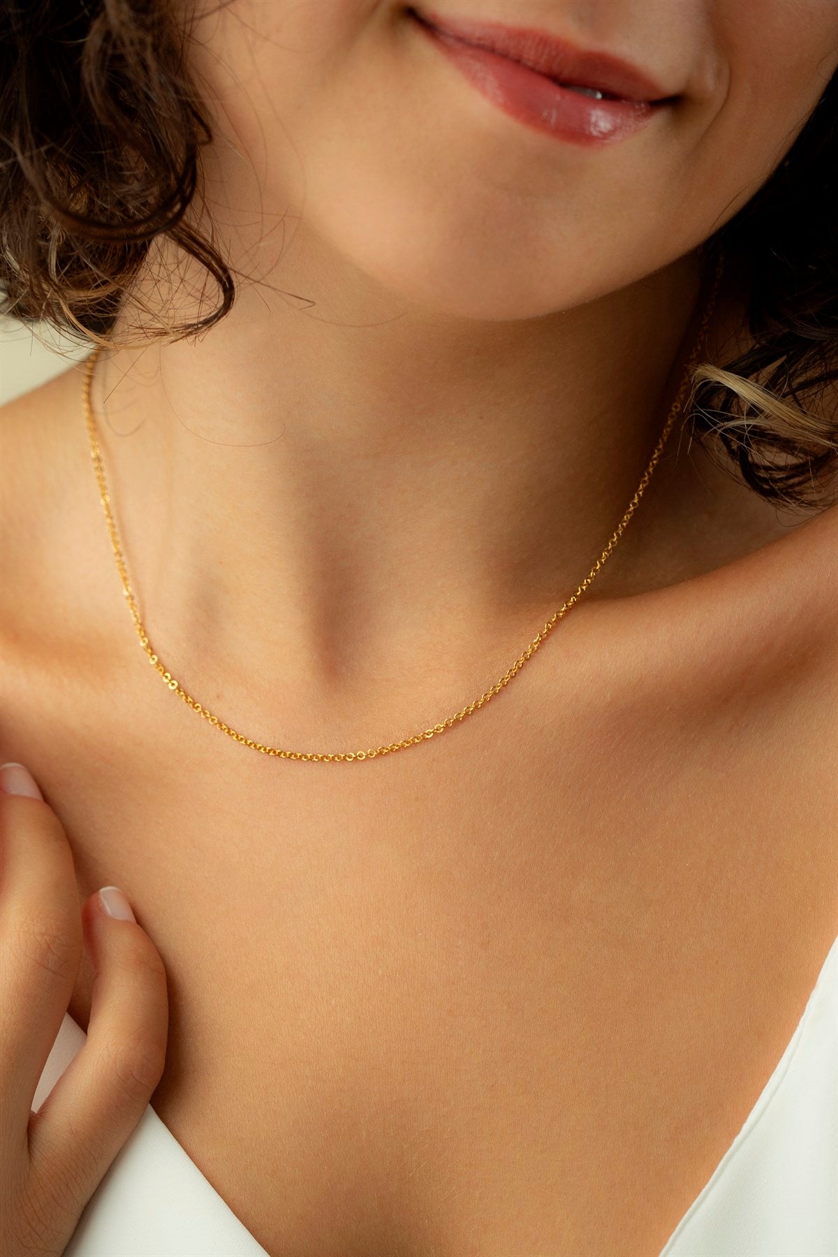 Silver Forse Chain Necklace